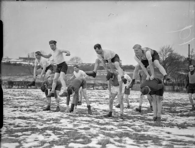Спорт во время Второй мировой в фотографиях