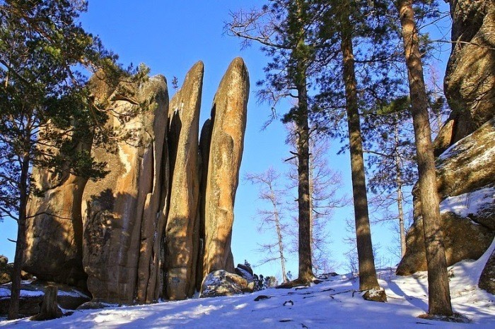 Каменные столбы Красноярского заповедника