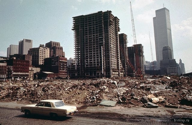 Окрестности ВТЦ. Нижний Манхеттен, 1973 год.