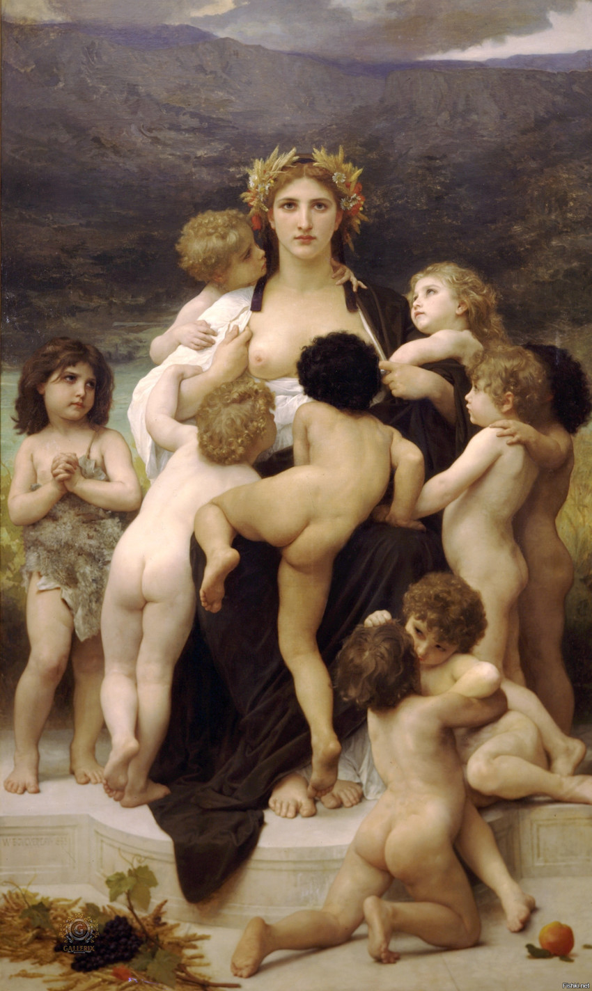 Вильям Бугро, «Родина-мать» (1883)