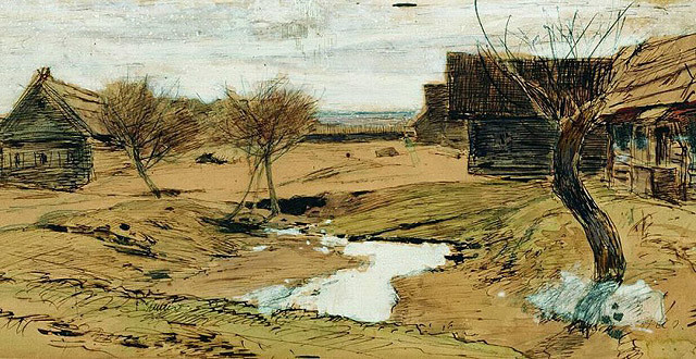 Исаак Левитан рисует весну