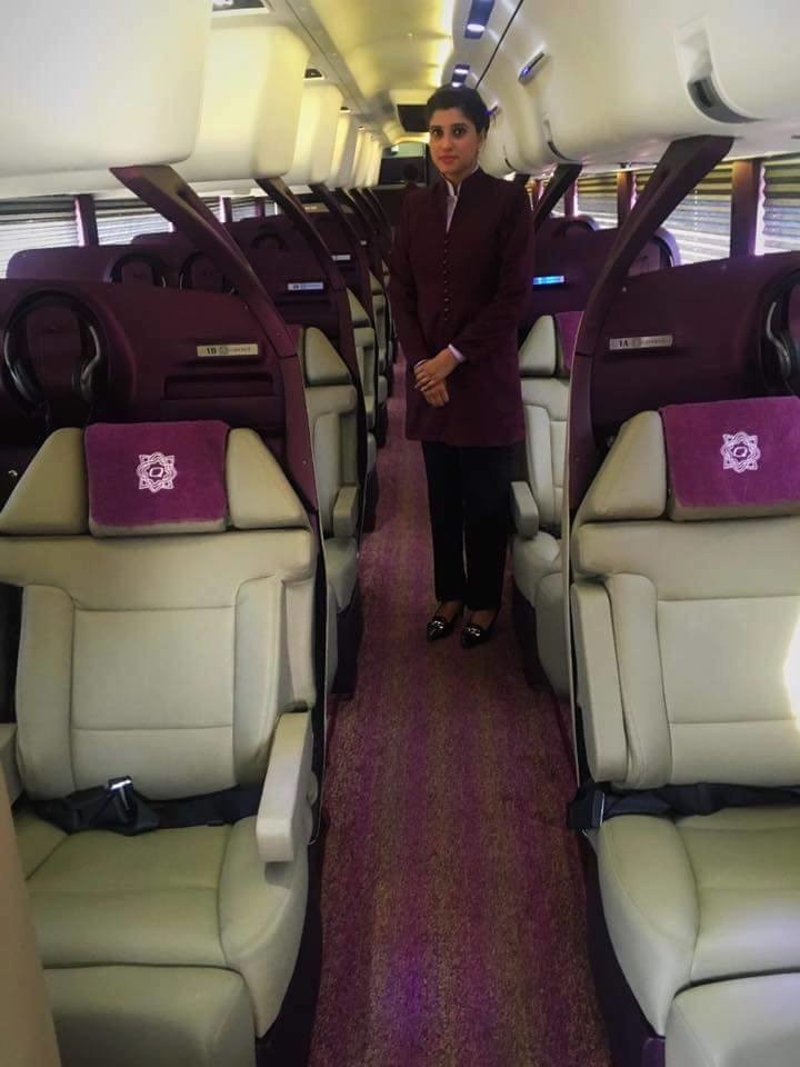 Пакистанские рейсовые автобусы класса люкс