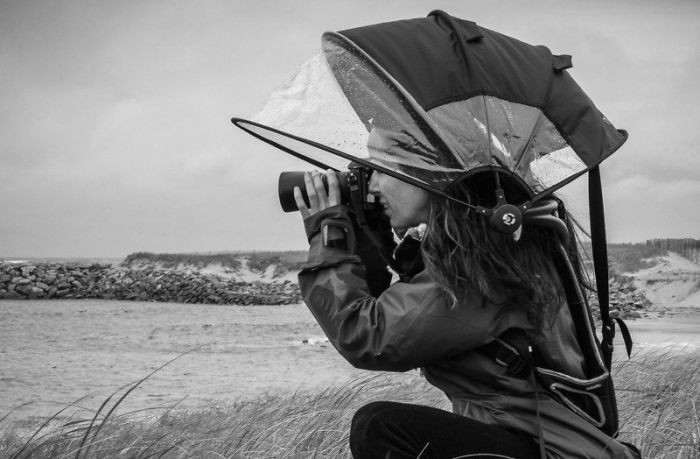 Зонтик-колпак - самое практичное изобретение для фотографов и блогеров!