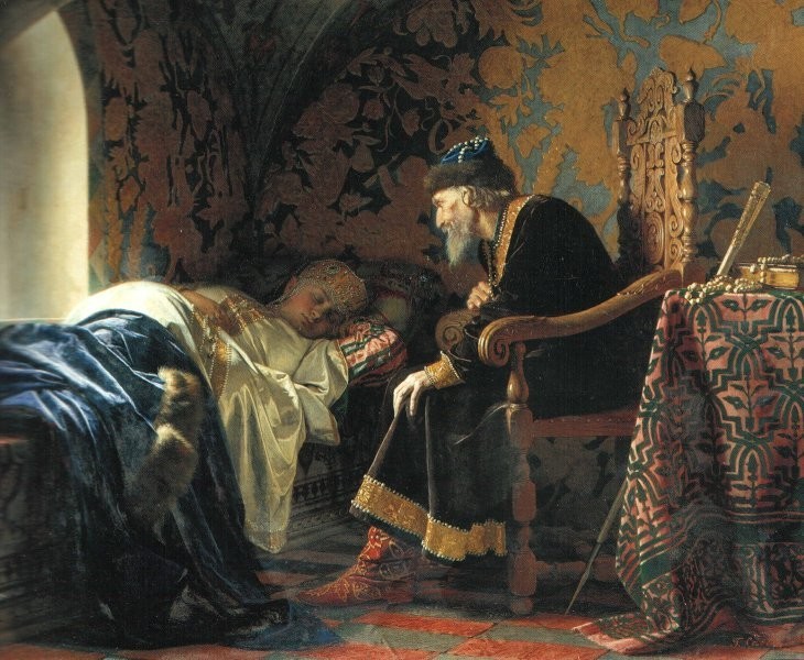 Григорий Седов. «Иван Грозный любуется на Василису Мелентьеву», 1875 год