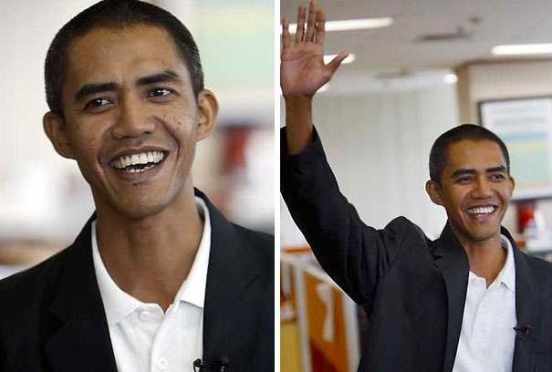  Барак Обама из Индонезии