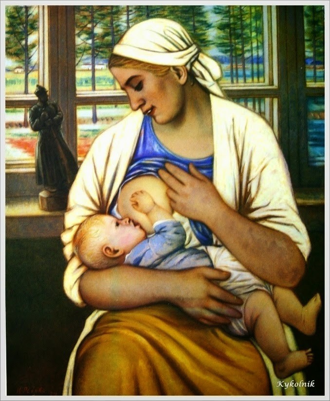 Изобразительное искусство СССР. Мать и дитя