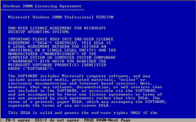 Windows 2000 professional (station) - лучшая винда для профессионалов на грани веков
