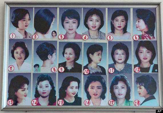 В Северной Корее разрешено лишь 18 видов женских и 10 видов мужских стрижек