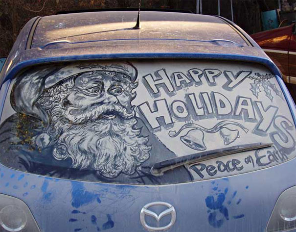 Рисунки на грязных авто: искусство или головная боль для автолюбителей?