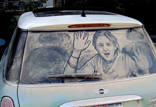 Рисунки на грязных авто: искусство или головная боль для автолюбителей?