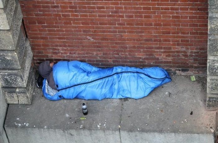 Рисковый бездомный из Лондона