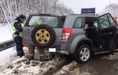 Авария дня. Женщина на Suzuki столкнулась с фурой