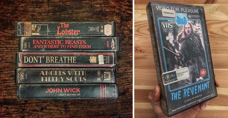 Пользователь Instagram создает VHS-коробоки для современных фильмов