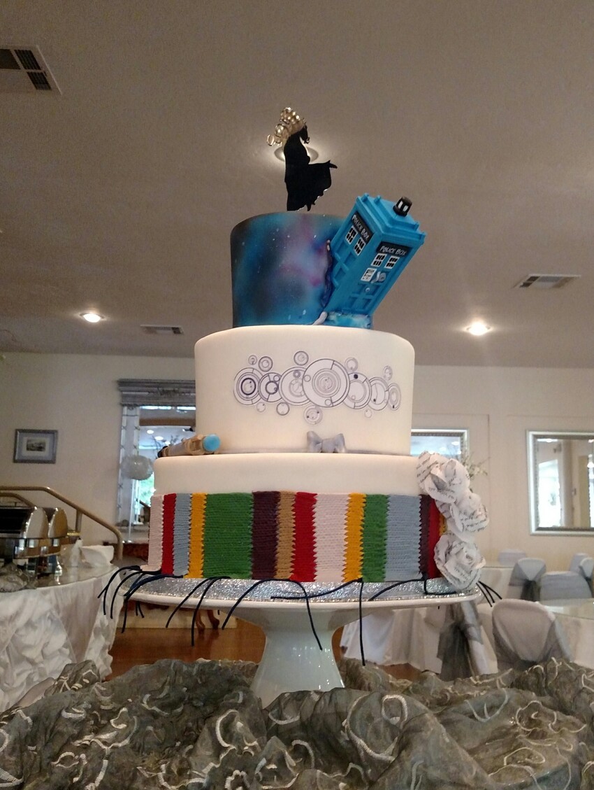 Потрясающий свадебный торт 