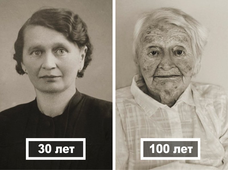 Анна Почобрадска, около 30 и 100 лет
