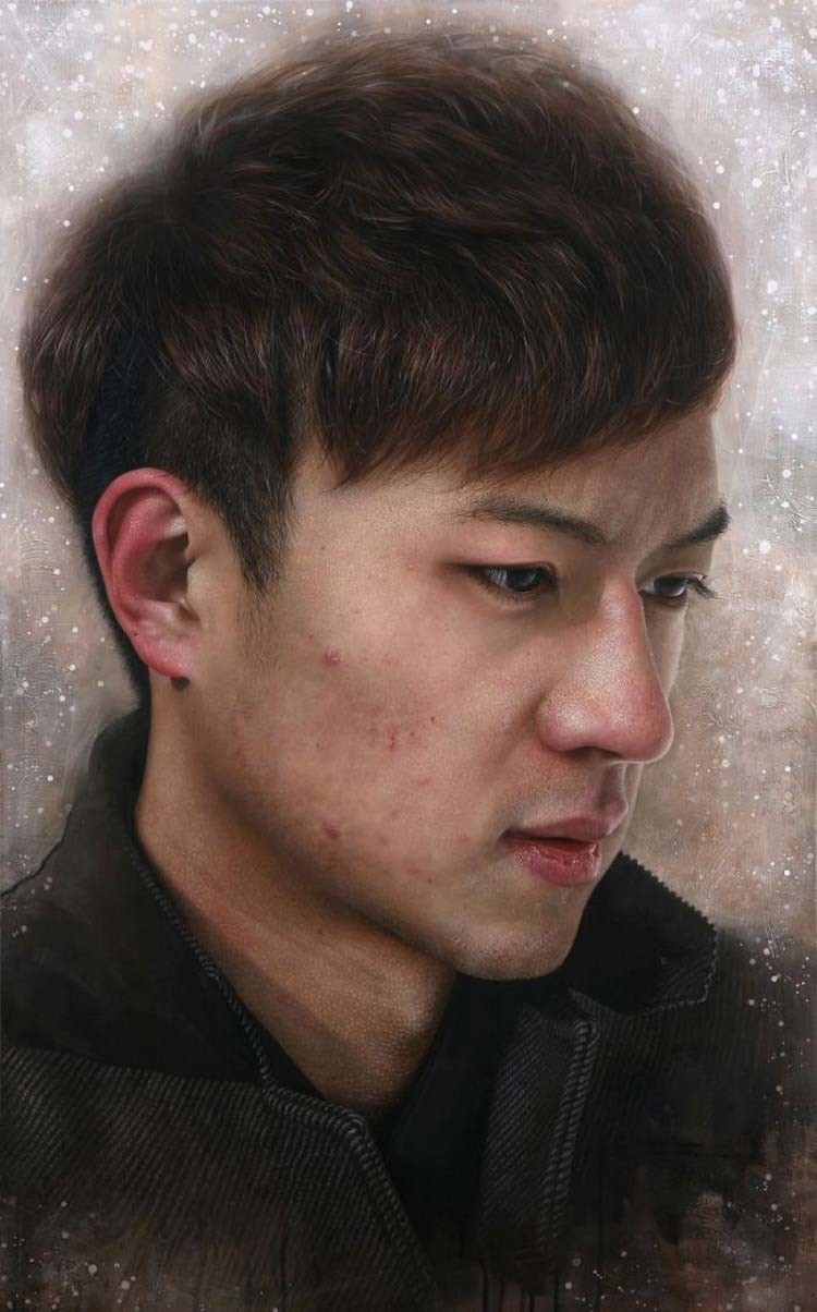 Гигантские гиперреалистичные портреты от южнокорейского художника Джунгуон Юнга