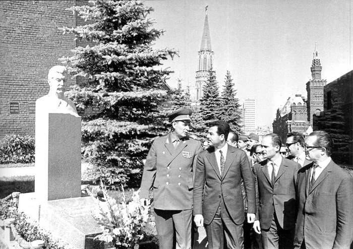 Саддам Хуссейн приезжает с дружеским визитом в СССР, 1972 год.