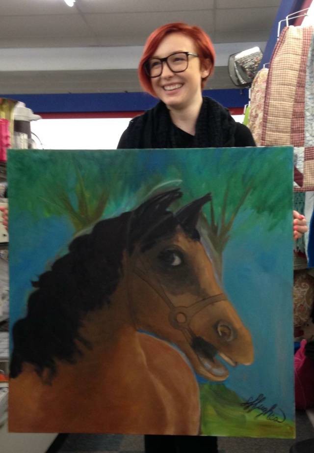 Портрет лошади 
