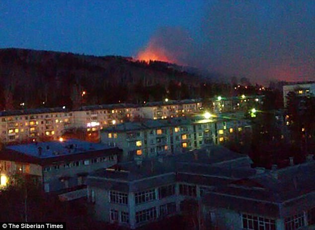 Поскольку Железногорск закрытый город, то вся информация о пожарах поступает сразу в Москву 