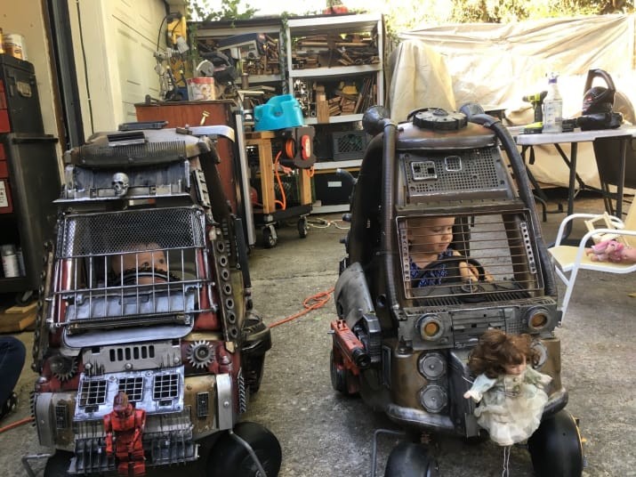 Детские машинки отец превратил в транспорт из "Безумного Макса"