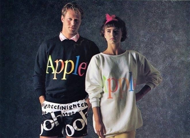 Линия одежды Apple, 1986 год.