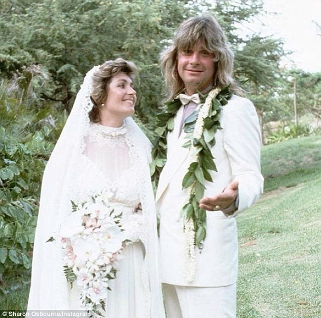 Свадьба Оззи и Шэрон Осборн, 1982 год.