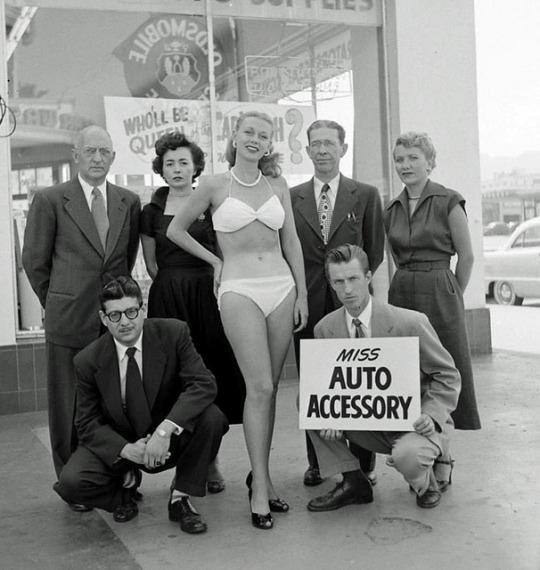 Мисс Автозапчасть, США, 1960-е.