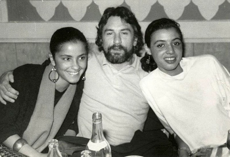 Роберт Де Ниро, его приемная дочь Дрена (справа) и актриса Ия Парулава. Тбилиси, 1987 год.