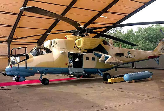 ВВС Нигерии приняли на вооружение первую пару вертолетов Ми-35M