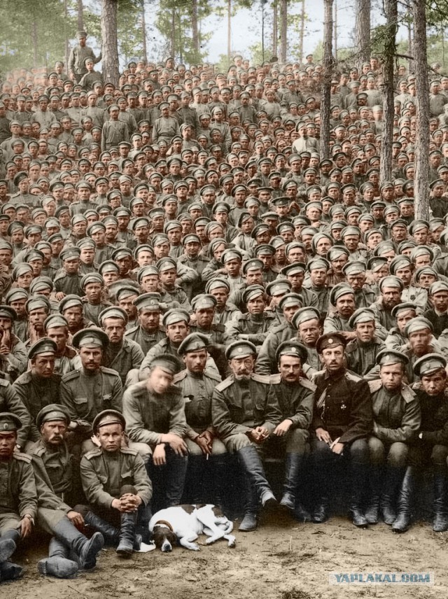 Русские солдаты 1914 год