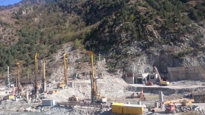 На Зарамагской ГЭС-1 в РСО-Алании приступили к строительству здания гидроэлектростанции