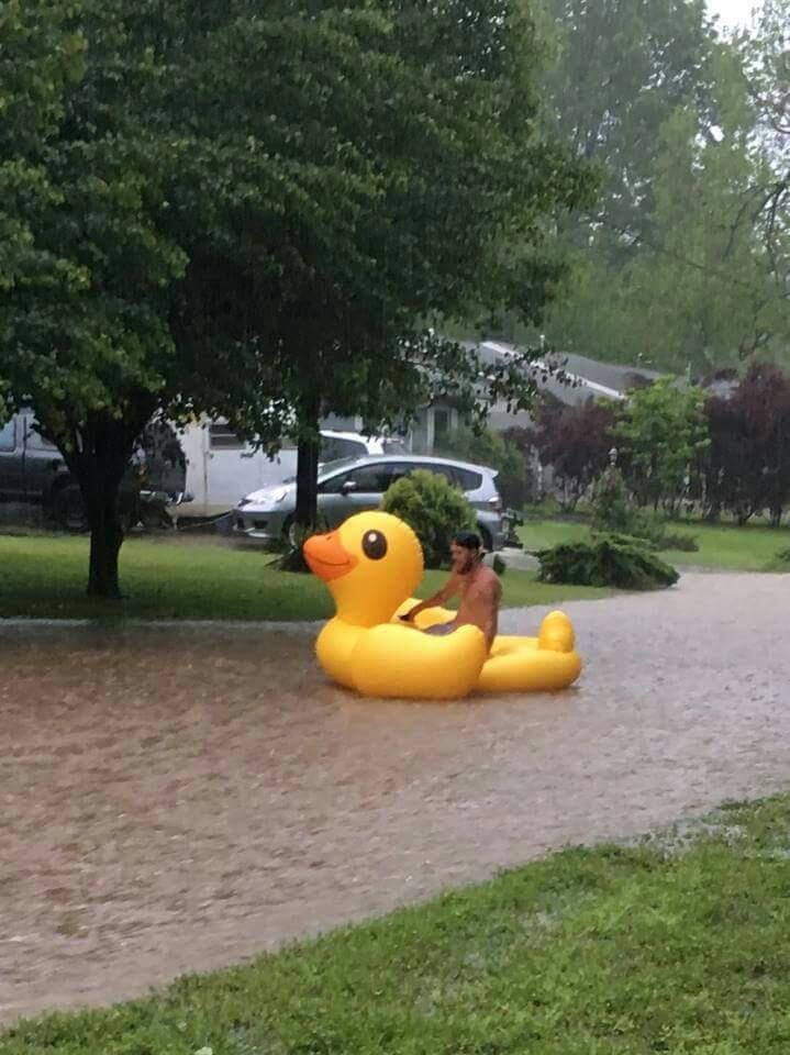 Когда в городе наводнение 