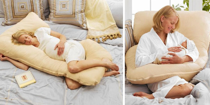 Удобная подушка для беременных и кормящих 