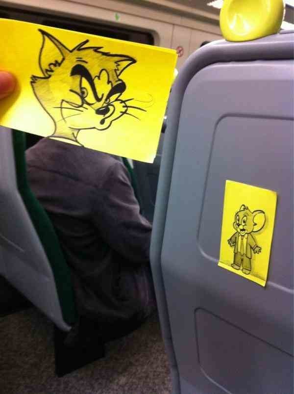 Пассажиры поезда из мультфильмов