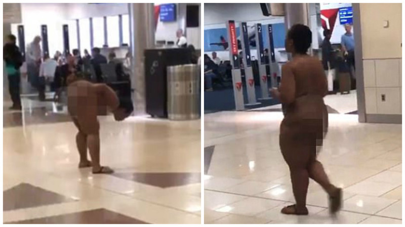 Женщина устроила сеанс эксгибиционизма в аэропорту Атланты