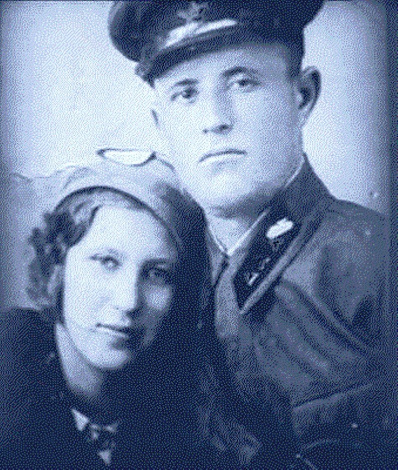 довоенная фотография с супругой