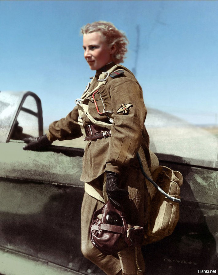 Лидия Литвяк – лётчик-истребитель, командир авиационного звена, 1941