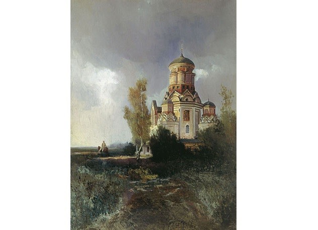 А тут  - более века назад. Картина художника Маковского.