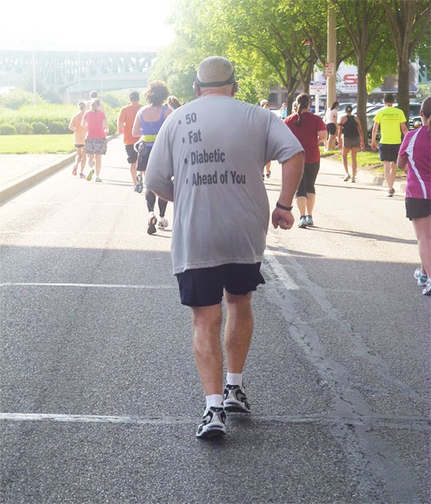 "50 лет, толстый, болею диабетом - и впереди тебя"