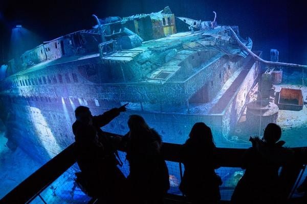 Обломки Титаника-инсталляция в масштабе 1:1