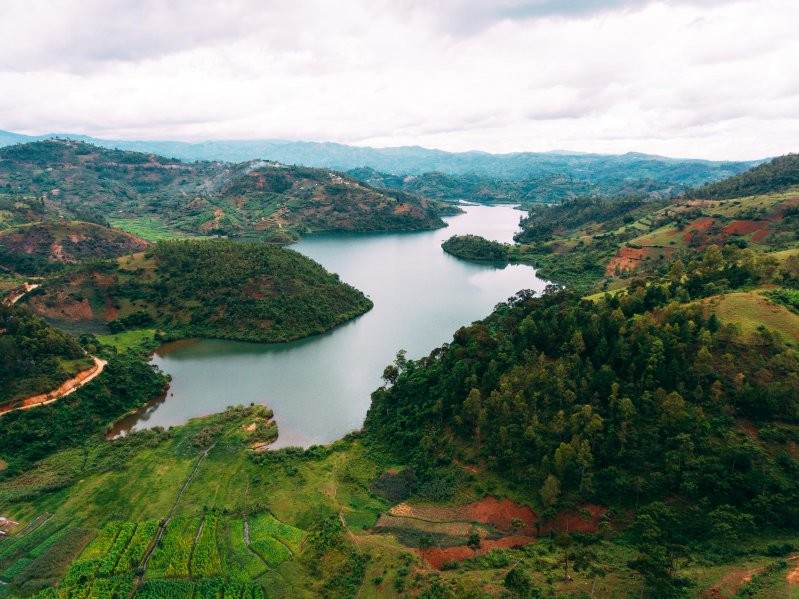 Озеро Киву, Руанда 