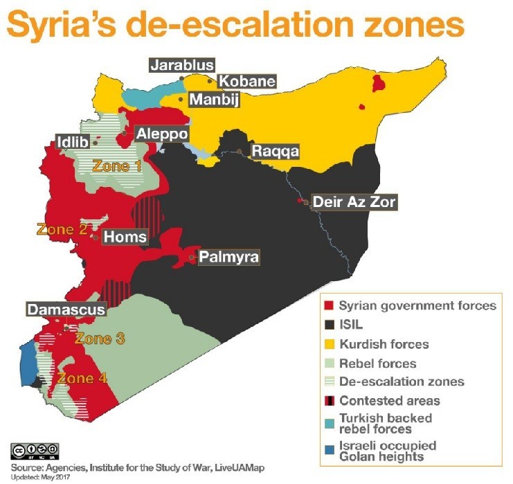 Меморандум о зонах деэскалации в Сирии. Реакция мировых СМИ