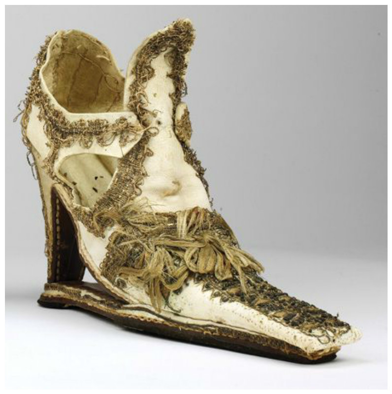 Поразительная и великолепная старинная обувь