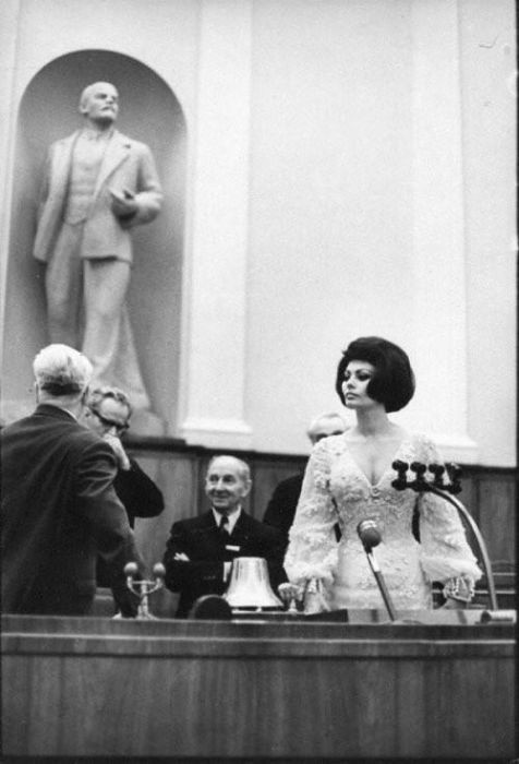 Софи Лорен в Москве.1965 г.