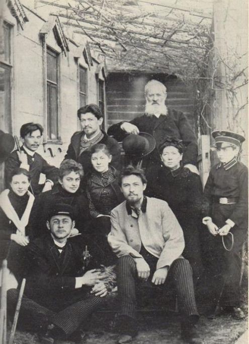 Чехов с семьей и друзьями, 1890.
