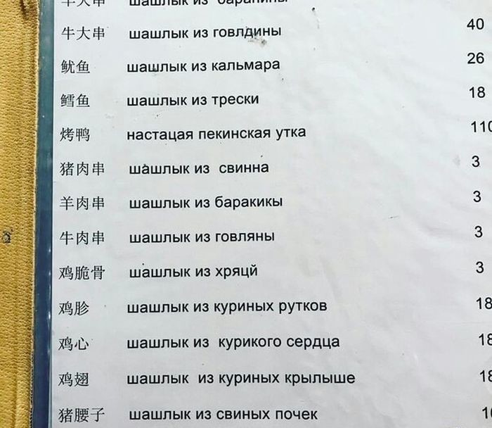 Сложности перевода на русский язык