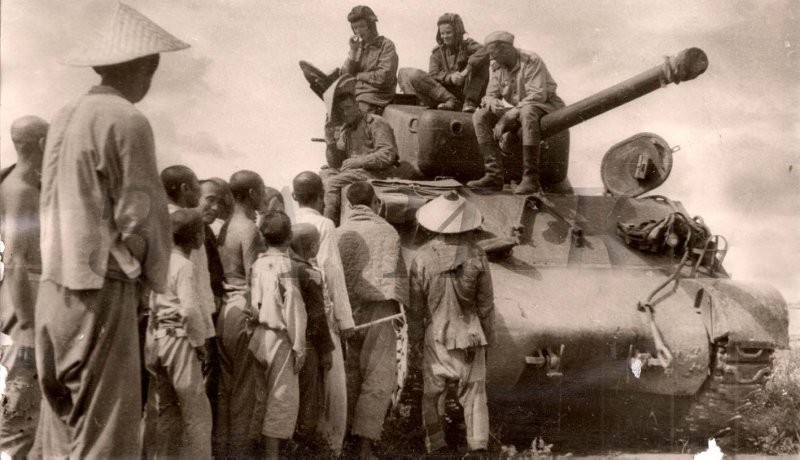 Советский "Шерман" в Маньчжурии. 1945 г. Вторая мировая.