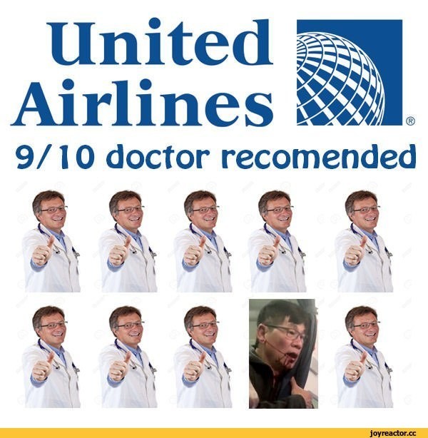 United Airlines 9 из 10 докторов рекомендуют