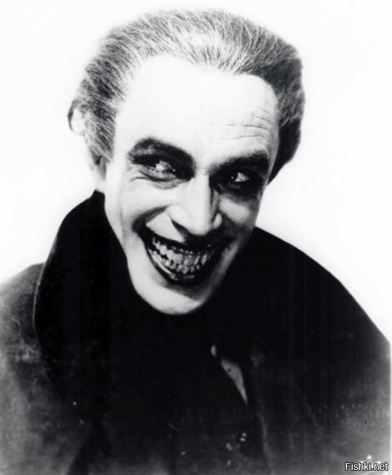 Прообраз Джокера: Конрад Вейдт в образе Человека, который смеётся, 1928 год
