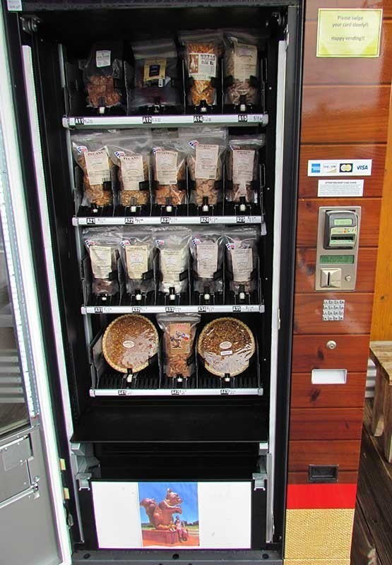 8. Торговый автомат с пекановыми пирогами существует 